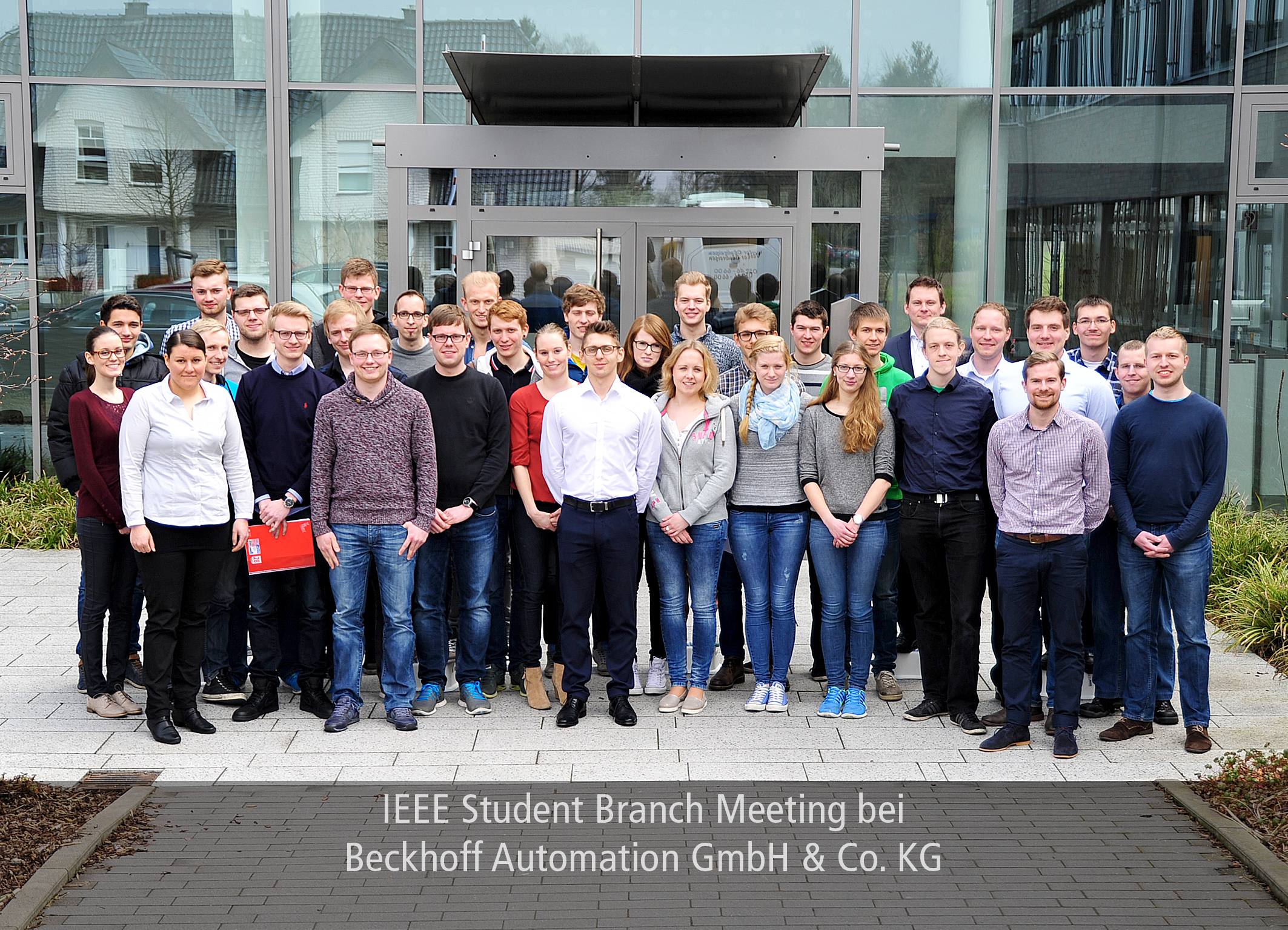 IEEE Student Branch Meeting bei Beckhoff Automation Gruppenfoto